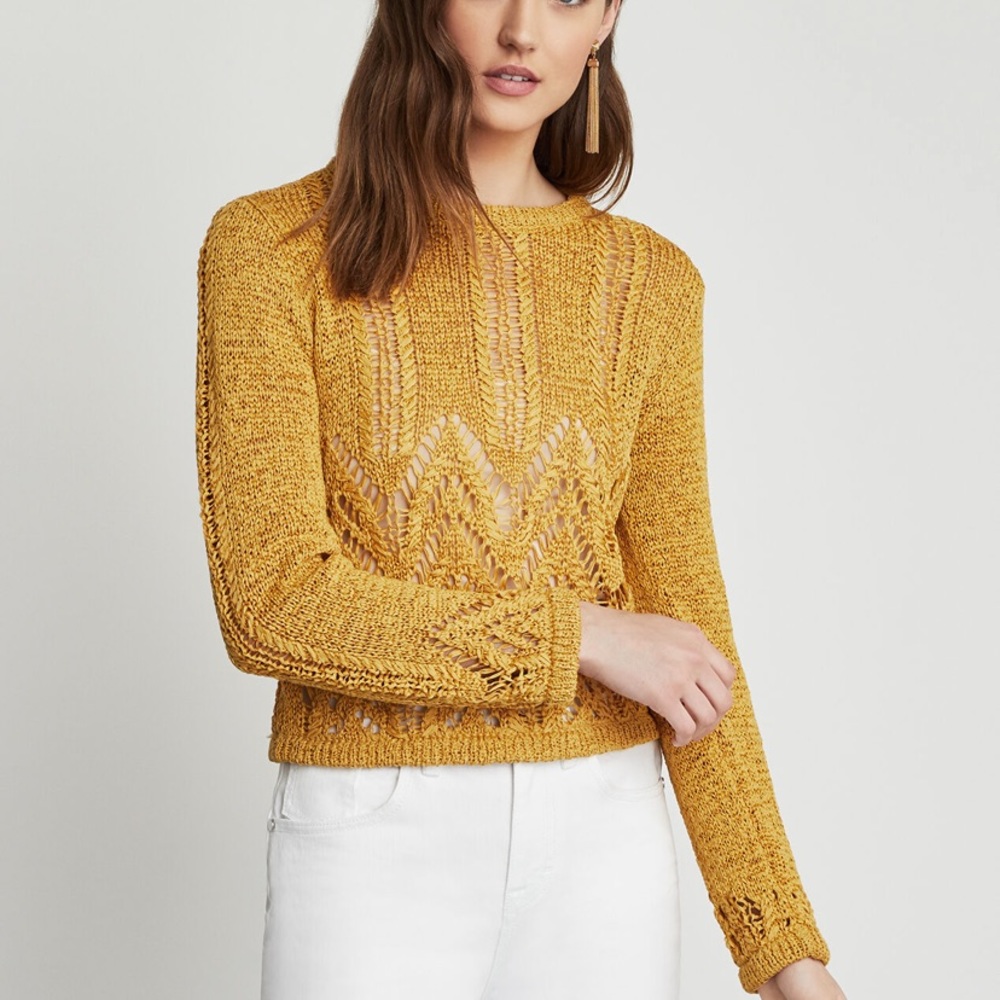 BCBGMaxAzria Golden Spring Sweater